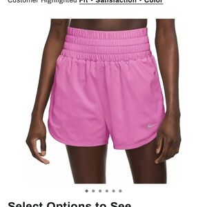 Nike One Women's Dri-FIT Ultra High-Waisted 3" Brief-Lined Shorts size large